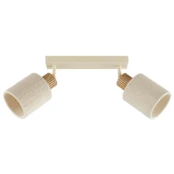 Spot Arjan 2-lichts beige