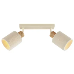 Spot Arjan 2-lichts beige