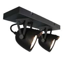 Spot Cap LED 2-Light Black