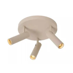 Spot Grado plafond 3-lichts taupe