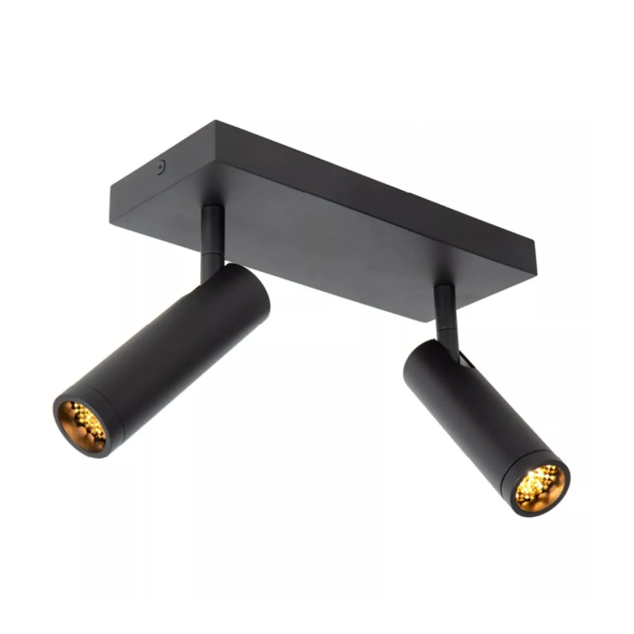Spot Grado plafond 2-lichts zwart