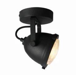 Spot Moto LED 1-Light Black / burned steel Black