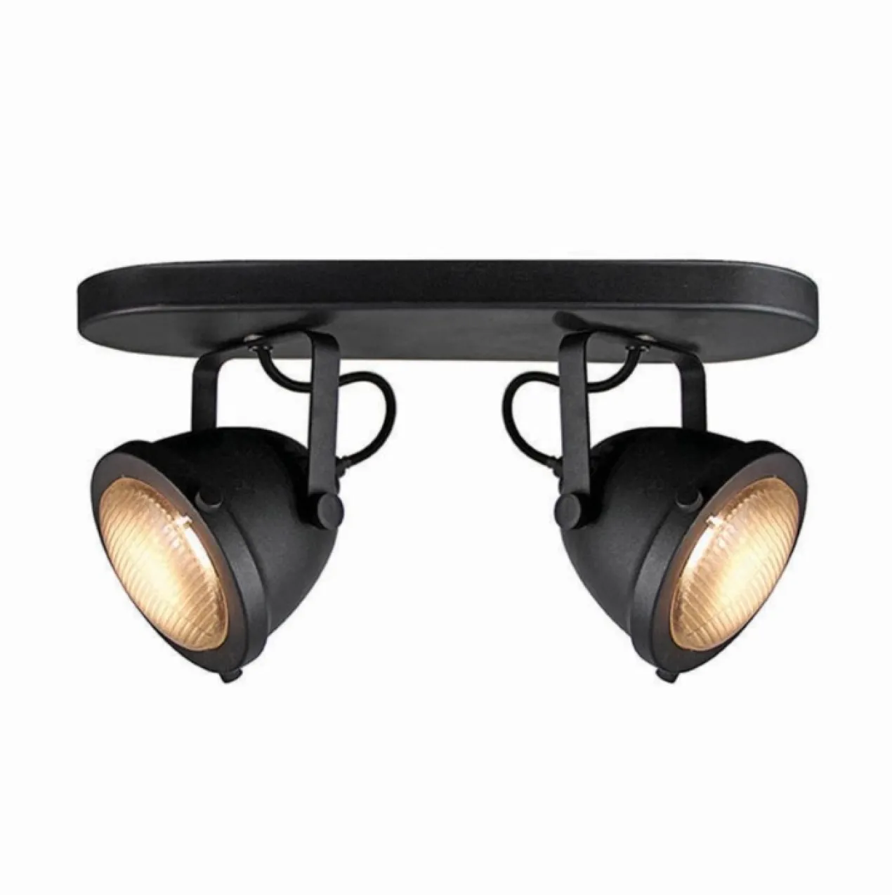 Spot Moto LED 2-Light Burned steel