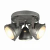 Spot Moto LED 3 Lights Burned steel