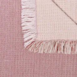 Sprei Crinkle soft pink 180x260 cm
