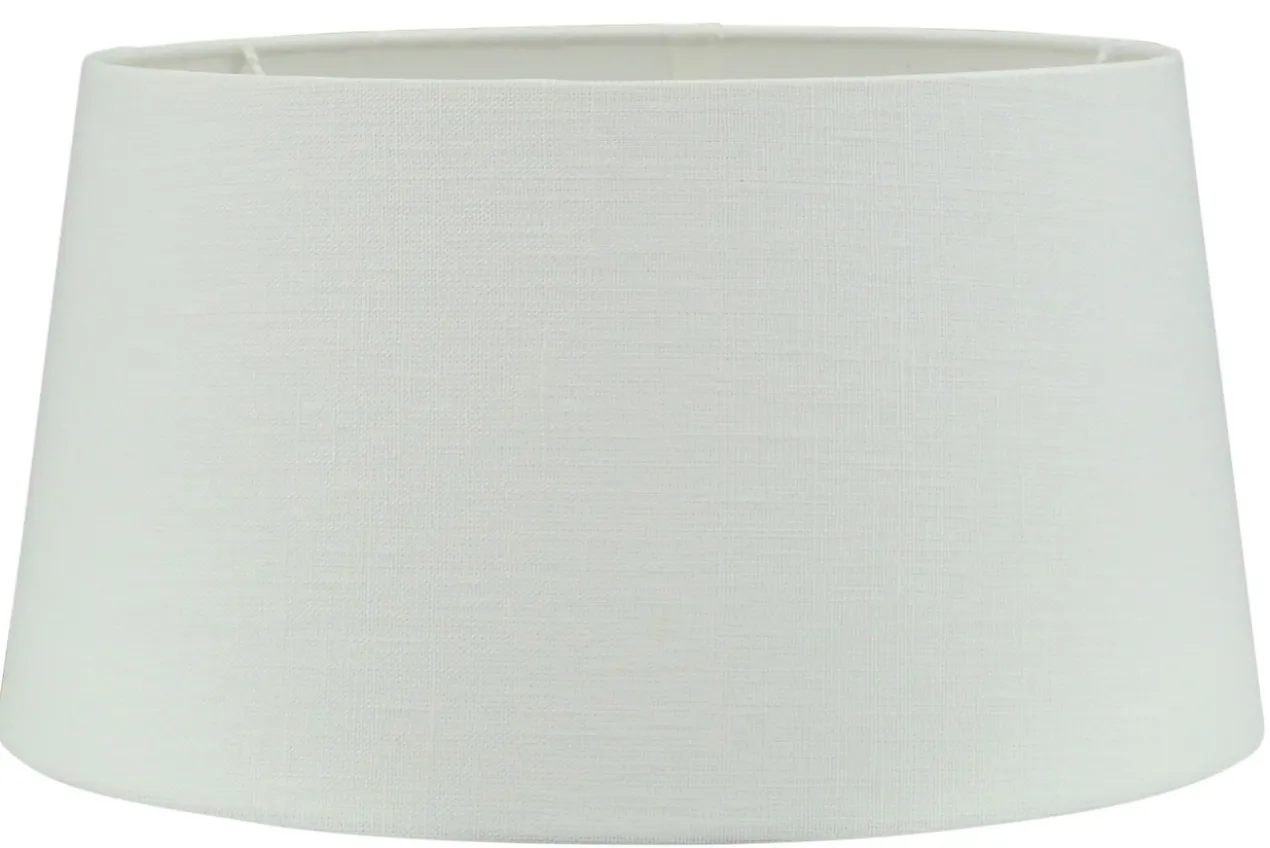 Staande lampenkap linnen offwhite 35x30x18cm