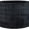 Staande lampenkap Ontario velours zwart 40x32x22 cm