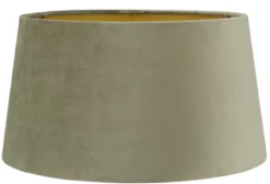 Staande lampenkap San Remo velours taupe 35x30x18cm