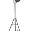 Staande lamp Steven Industriële Staande lamp Steven zwart