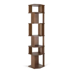 Stairs kast - bruin teak - gelakt - 45x46x204