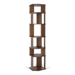 Stairs kast - bruin teak - gelakt - 45x46x204