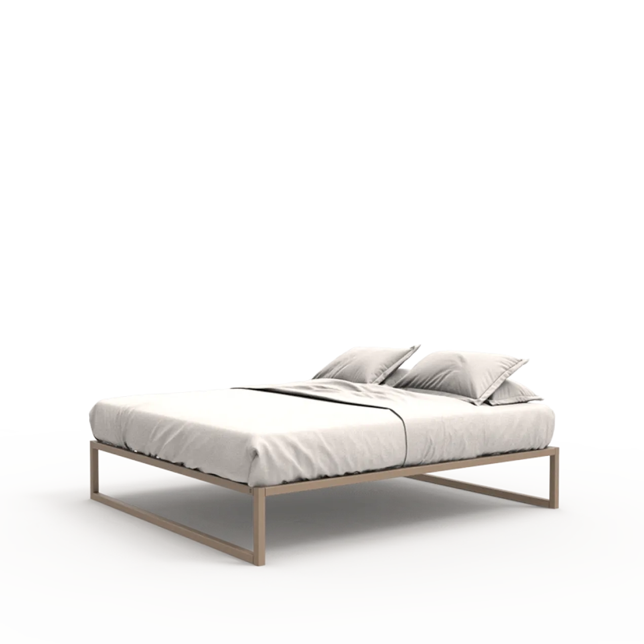 Stalen bedframe °01 | Clay 160 x 200 cm