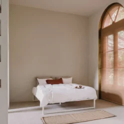 Stalen bedframe °01 | Wit 140 x 200 cm