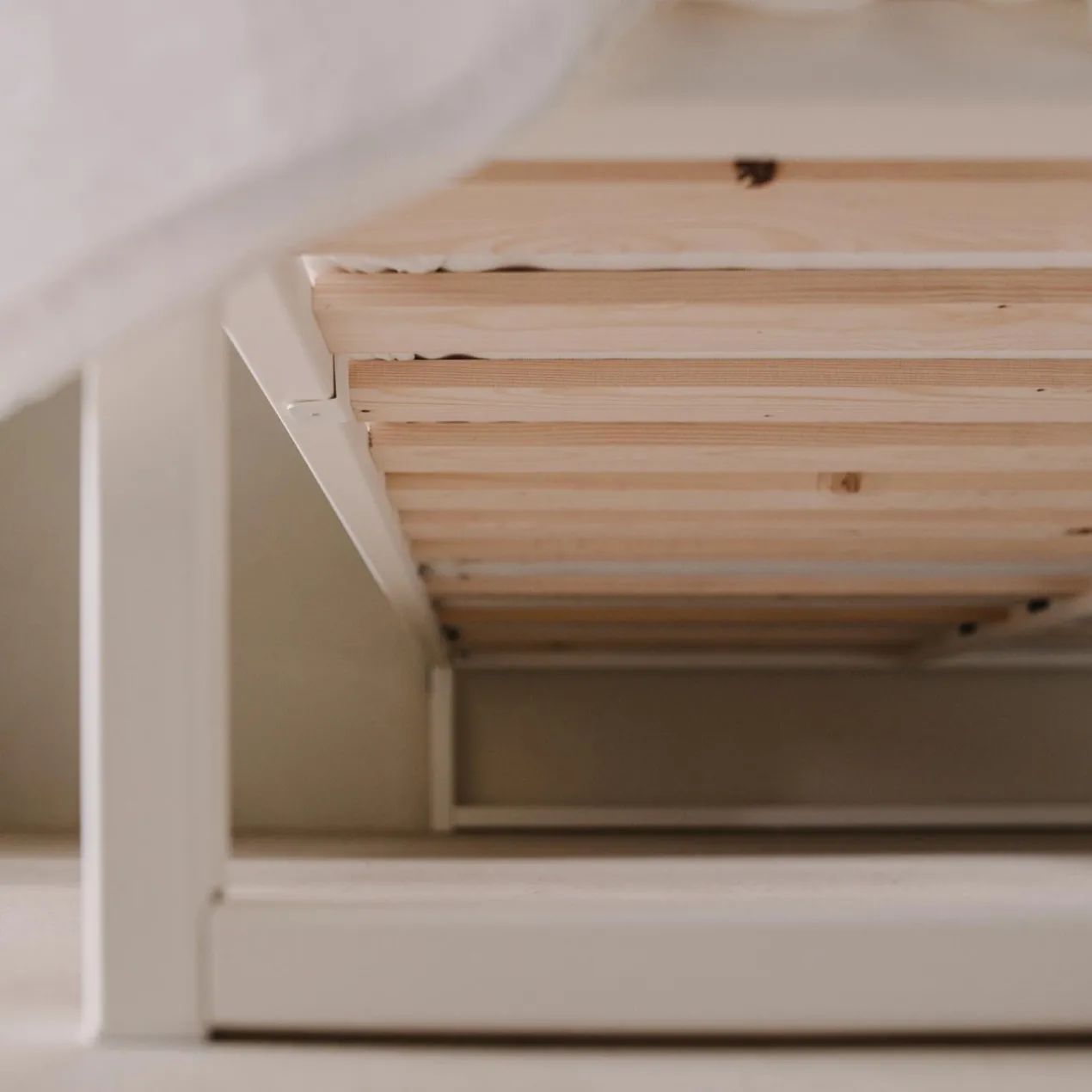 Stalen bedframe °01 | Wit 160 x 210 cm