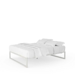 Stalen bedframe °01 | Wit 160 x 210 cm
