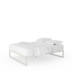 Stalen bedframe °01 | Wit 200 x 220 cm
