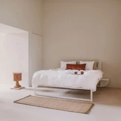 Stalen bedframe °01 | Wit 90 x 220 cm