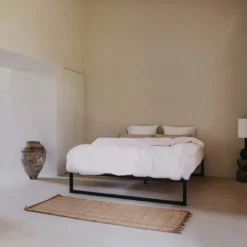 Stalen bedframe °01 | Zwart 160 x 200 cm