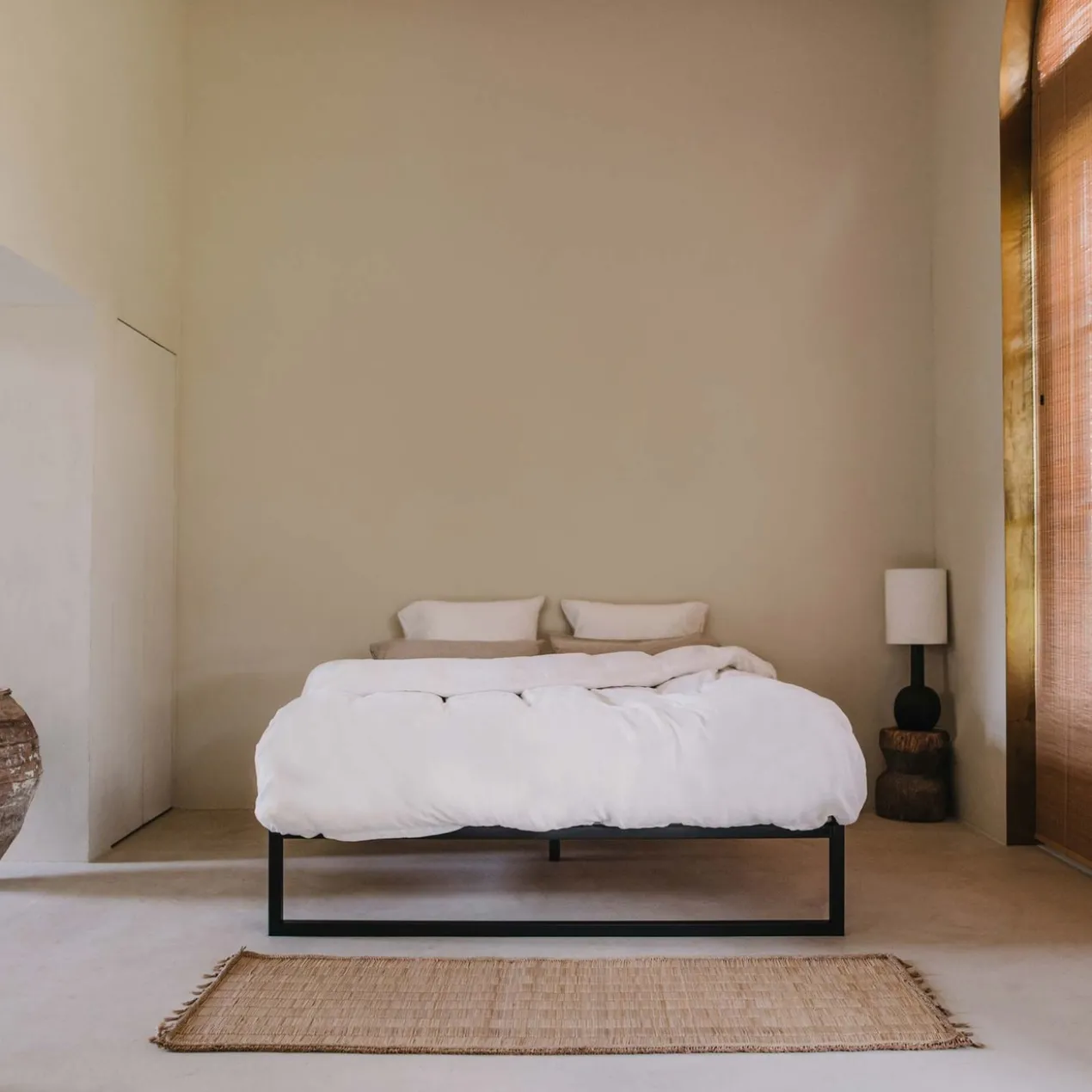 Stalen bedframe °01 | Zwart 160 x 200 cm