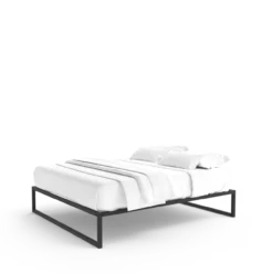Stalen bedframe °01 | Zwart 200 x 200 cm