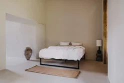 Stalen bedframe °01 | Zwart 80 x 210 cm