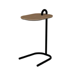 Stand by Me bijzettafel Oak Natural (49cm hoog) - RAL9005 Jet Black