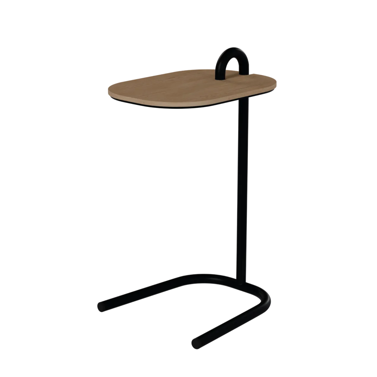 Stand by Me bijzettafel Oak Natural (49cm hoog) - RAL9005 Jet Black