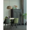 2-standen poot vierkant kd metaal 1 stuks