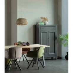 2-standen poot vierkant kd metaal 1 stuks