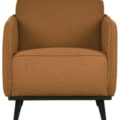 Statement fauteuil met arm boucle butter