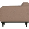 Statement fauteuil met arm boucle nougat