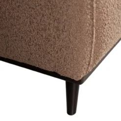 Statement fauteuil met arm boucle nougat