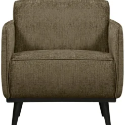 Statement fauteuil met arm structure velvet bonsai