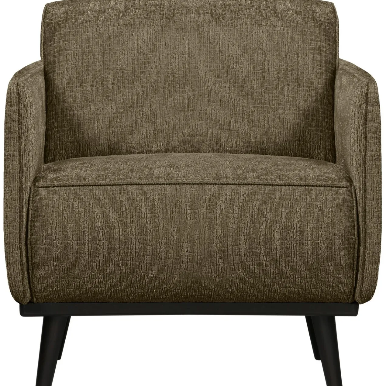 Statement fauteuil met arm structure velvet bonsai