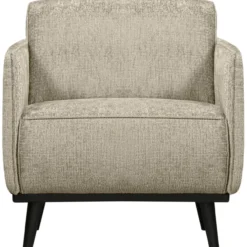 Statement fauteuil met arm structure velvet wheatfield