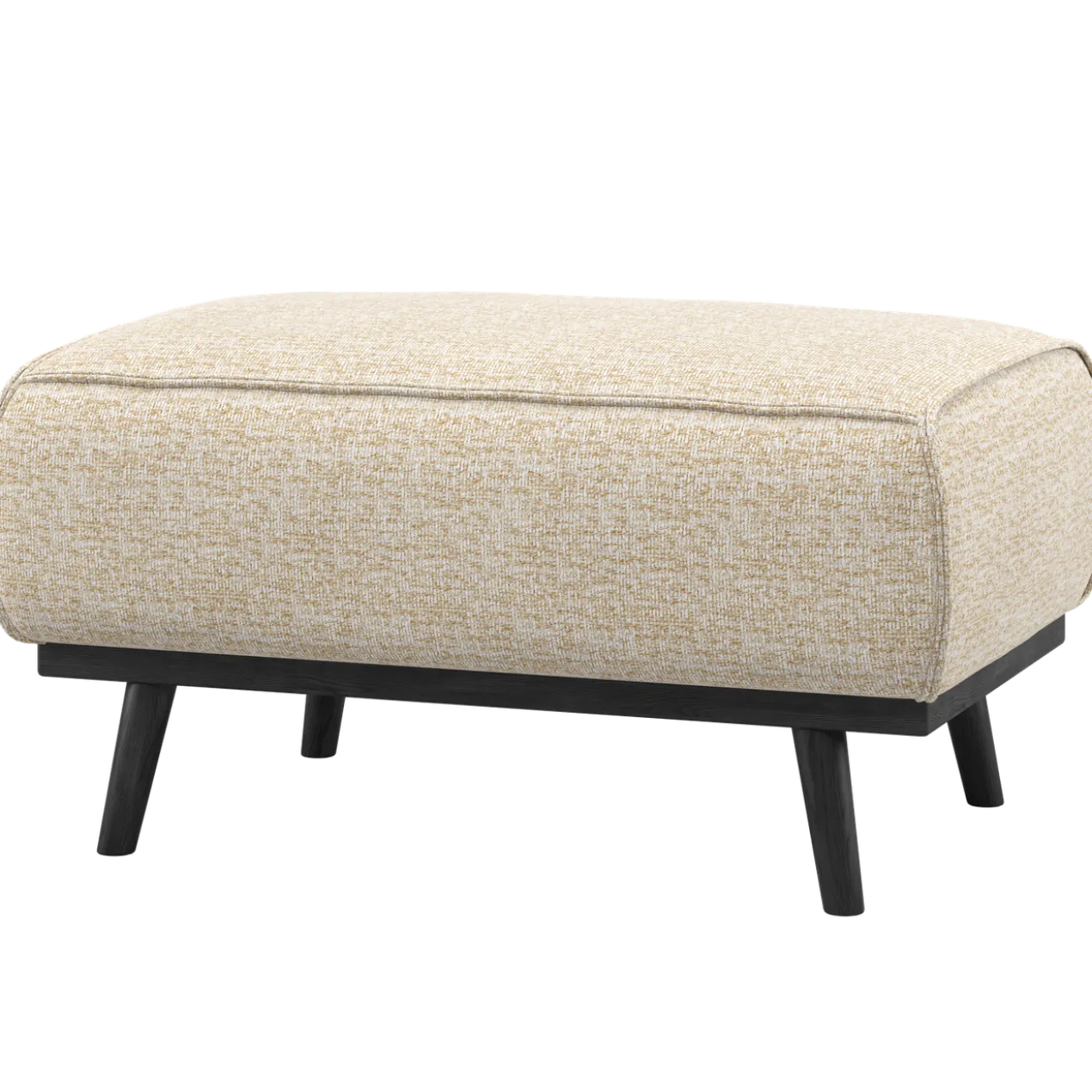 Statement hocker beige melange