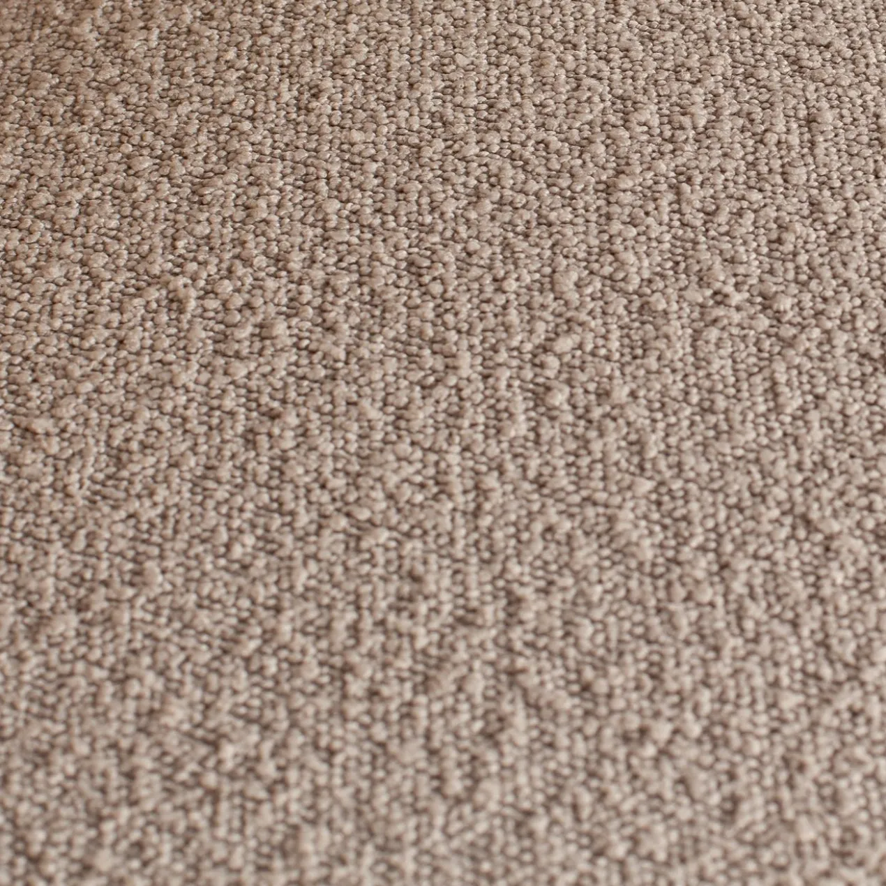 Statement hocker boucle beige