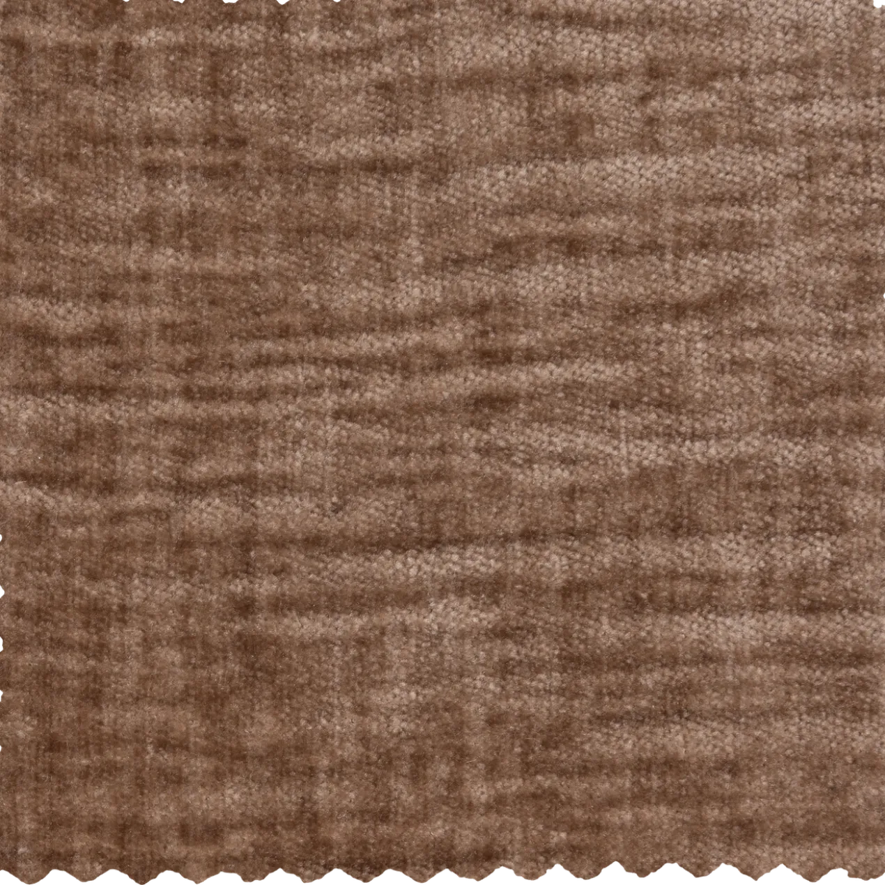 Statement hocker chenille velvet taupe