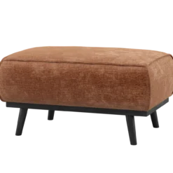 Statement hocker chenille velvet terra