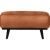 Statement hocker ecoleer cognac