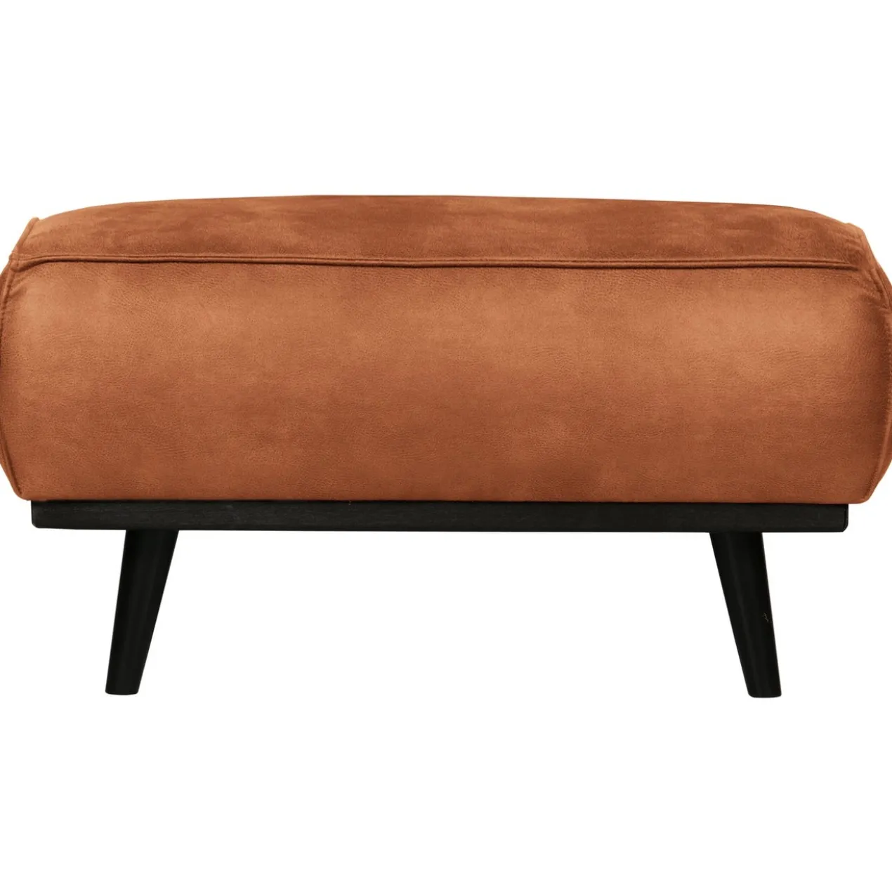 Statement hocker ecoleer cognac
