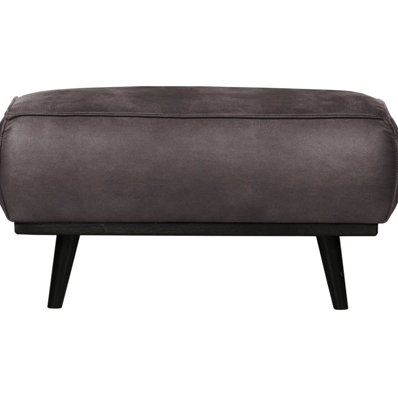 Statement hocker ecoleer donkergrijs