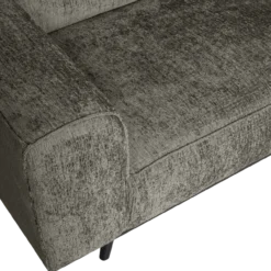 Statement hoekbank rechts structure velvet frost