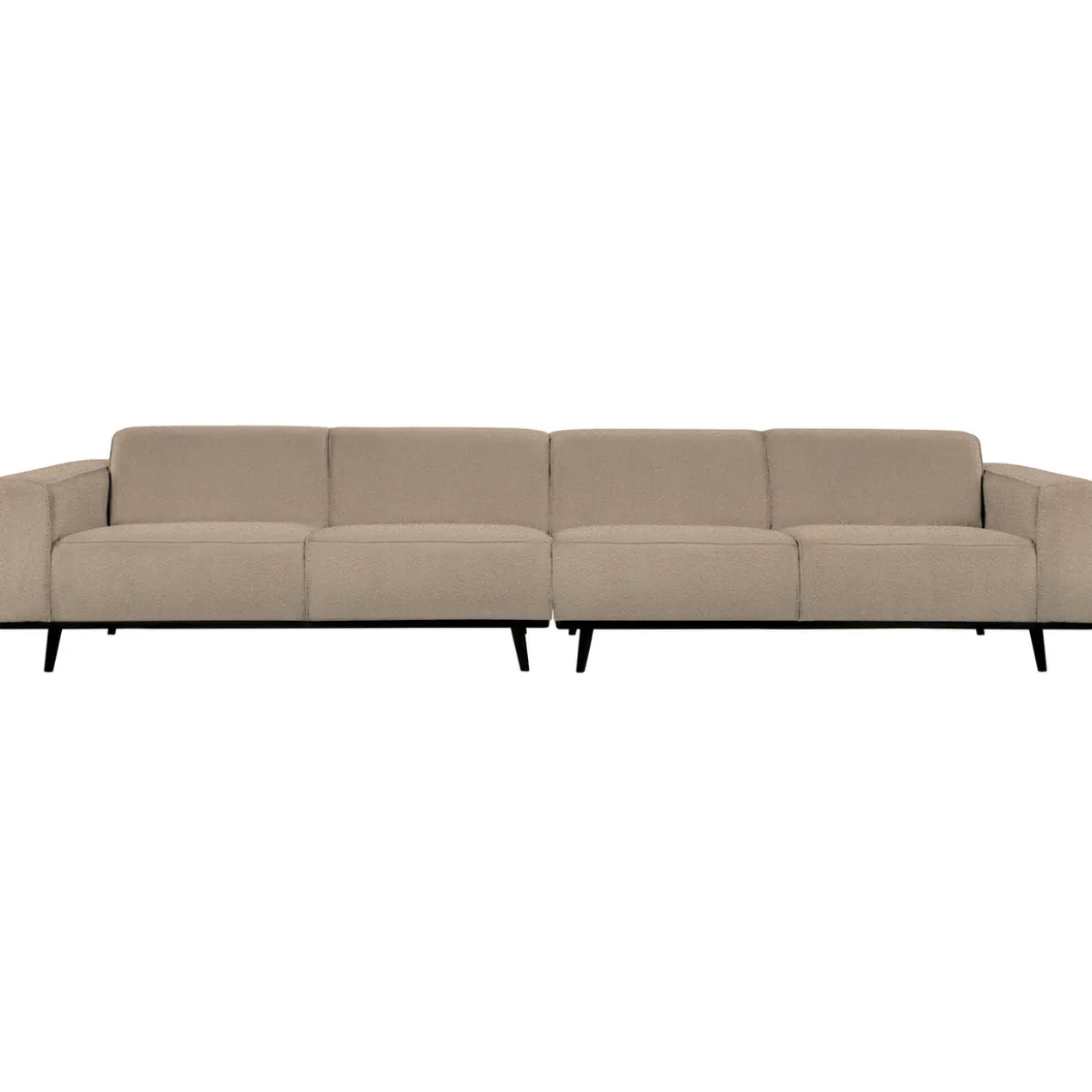 Statement xl 4-zits bank 372 cm boucle beige