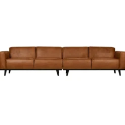 Statement xl 4-zits bank 372 cm ecoleer cognac