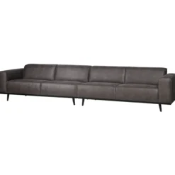 Statement xl 4-zits bank 372 cm ecoleer donkergrijs
