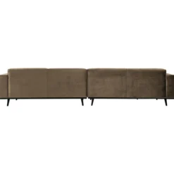 Statement xl 4-zits bank 372 cm velvet taupe