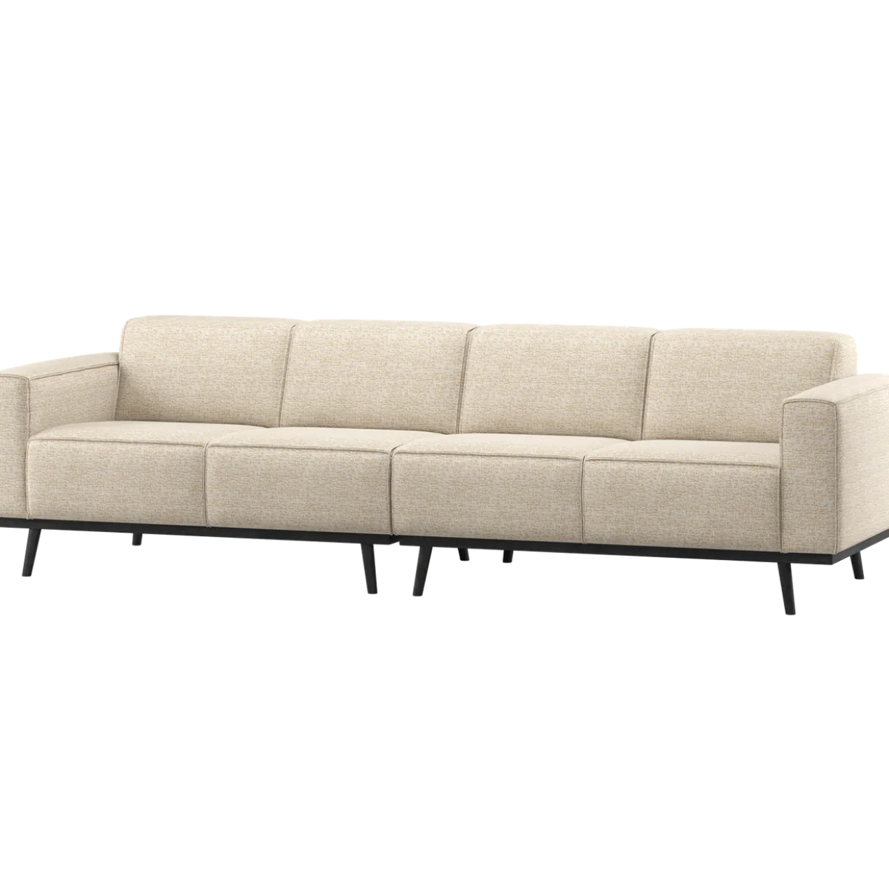 Statement 4-zits bank 280 cm beige melange