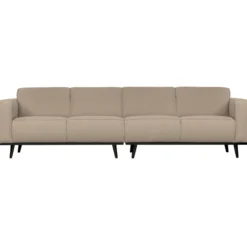 Statement 4-zits bank 280 cm boucle beige