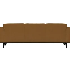 Statement 3-zits bank 230 cm boucle botergeel
